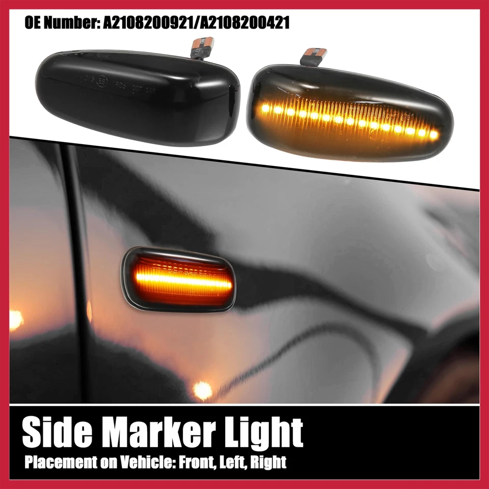 1 Pair Side Marker Light NO.A21080921/A21080421 for Mercedes-Benz CLK 320 - Image 2 of 4