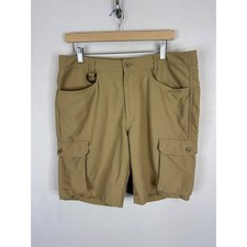 Rohan Consignment Shorts Mens 36 Tan Khaki Cargo Hiking Travel Outdoor BE101