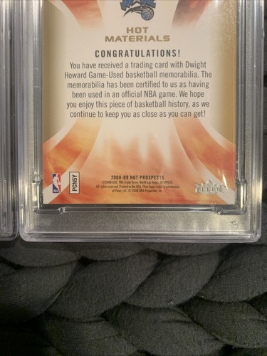 2 Card Bundle PSA 10: Iverson & Howard 2008-09 Fleer Hot Prospects Hot Materials - Picture 21 of 24