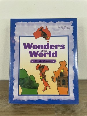Wonders of the World Trivia Game - Patch Products Complete Board Game Ages 8+