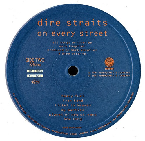 Dire Straits - On Every Street (LP, Album) (Very Good Plus (VG+)) - 2874710248 - Bild 4 von 5
