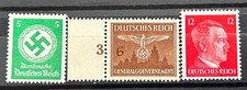 German Stamps Classic officials x 3 Hitler swastika GG etc. MNH Mint /1092