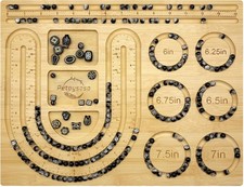 Bead Board for Jewelry Making, Bamboo Tray for Bracelets  Necklaces