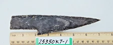 7" Stone Knife Blade - Skinning - Hunting - Ornamental - Craft- Hand Knapped