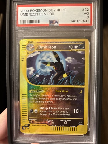 Umbreon graded PSA 3 for sale on eBay