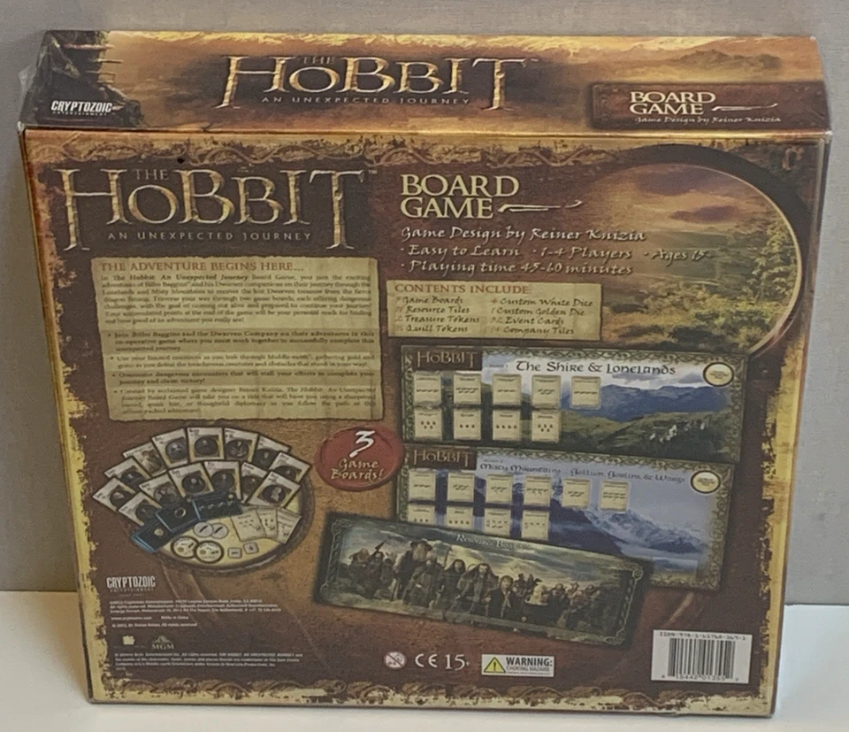 The Hobbit An Unexpected Journey Board Game Christmas Present Brand New Sealed - Image 2 of 4
