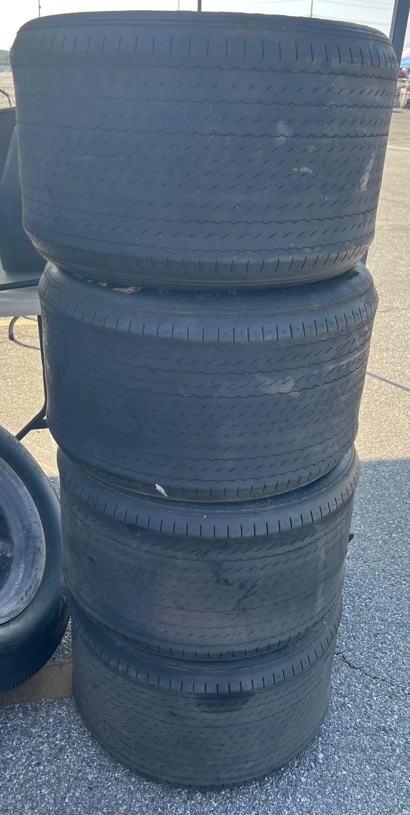 Vintage GOODYEAR BLUE STREAK SPORTS CAR SPECIAL 8.00-15 TIRE Ferrari Alfa Wheel