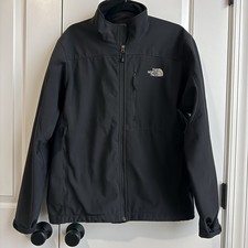 The North Face Apex Bionic Jacket Mens L Black Softshell Windproof