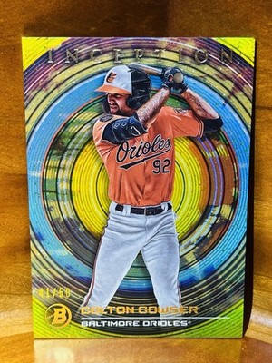 2022 Bowman Inception - Colton Cowser #36 Gold Foil /50 (RC)