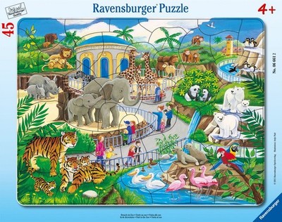 Rahmenpuzzle Besuch im Zoo 45 Teile 45 Teile