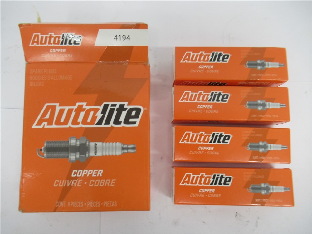 AutoLite Copper 4194 Spark Plugs 4 Pack 