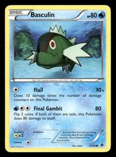 Pokemon TCG Basculin (24) Water Common Emerging Powers 24/98 HP