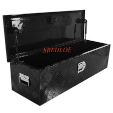 39 Aluminum Truck Tool Box Pickup Trunk Bed Tool Box Trailer Storage Black 39 Aluminum Truck Tool Box Pickup Trunk Bed Tool Box Trailer Storage Black