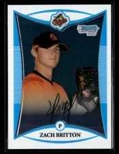 2008 Bowman Chrome #BCP168 Zach Britton Prospects