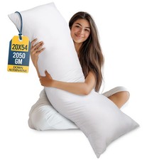 Full Body Pillow for Adults White, 20 x 54 Inch , Long Pillow for Sleeping,