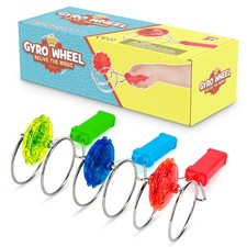 IPIDIPI TOYS Retro Magic Gyro Wheel 26 x 5.5x 4 centimeters, Red, Green, Blue