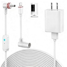 25FT Power Cord and Adapter Compatible with Ring Spotlight Cam Pro Battery , Sti