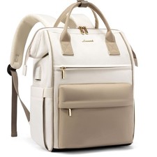 Laptop Backpack for Women 15.6 Inch, Travel Backpack with USB Charging Port L...