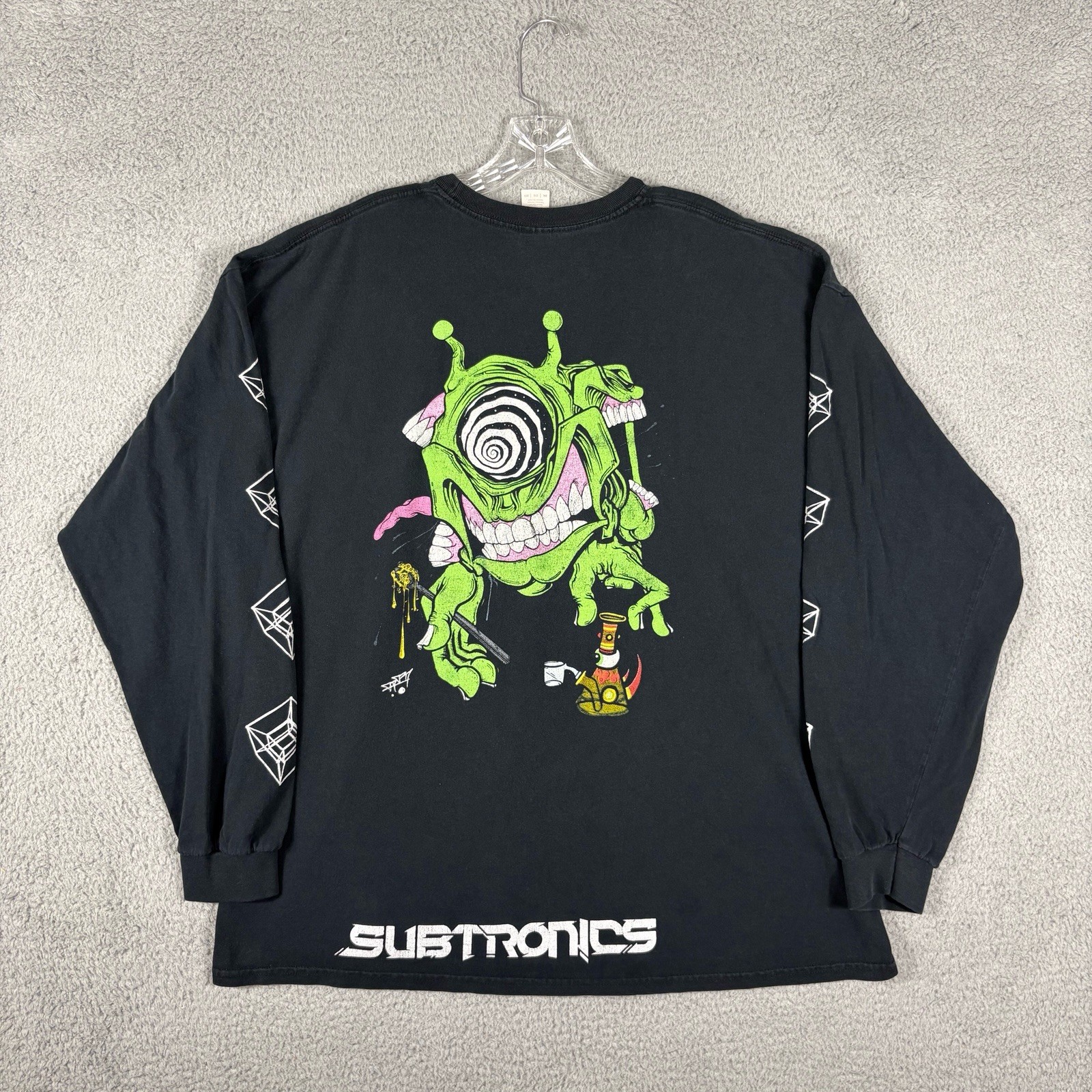 Cyclops Monster Long Sleeve Shirt (Black)