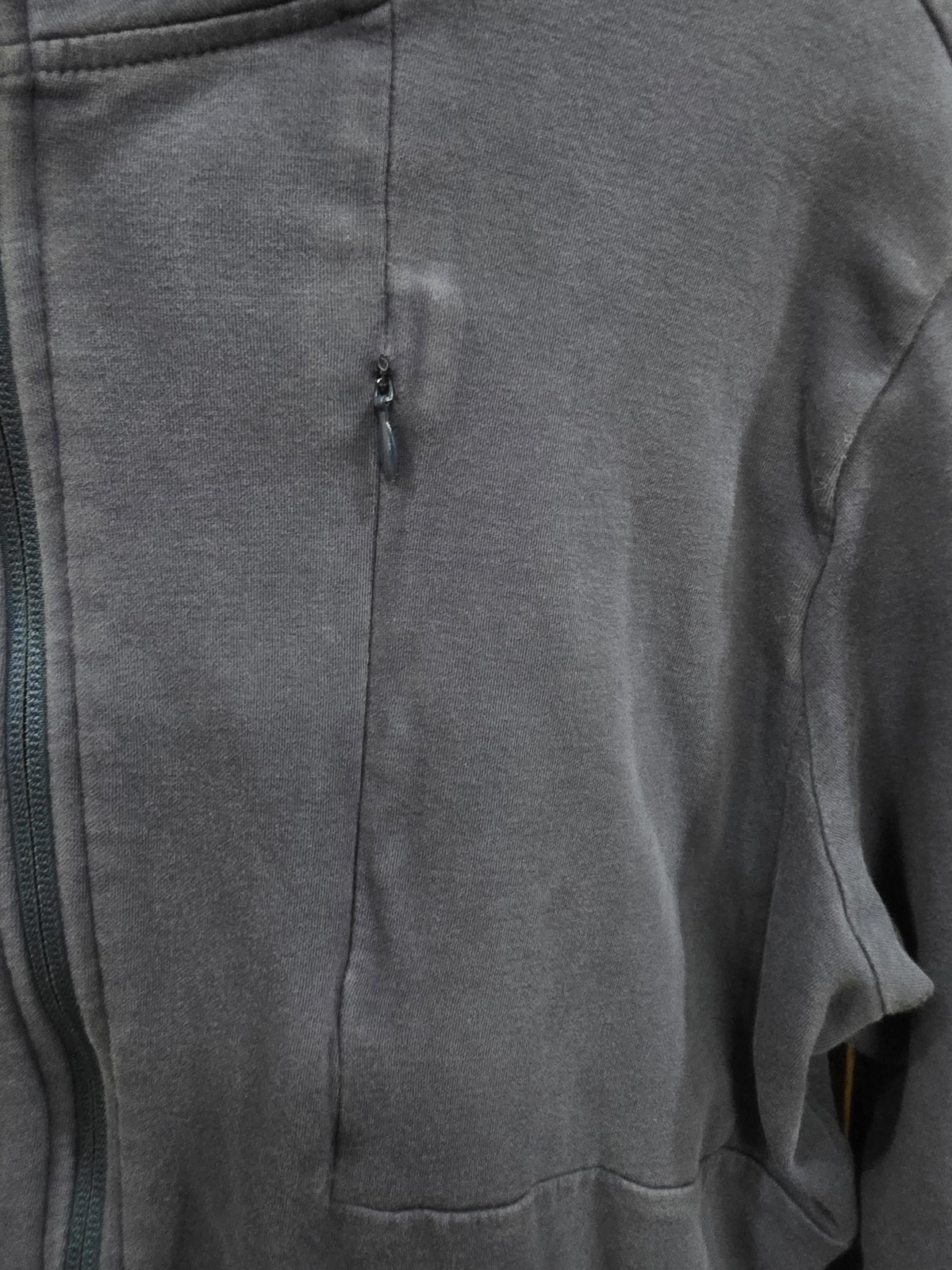 Pact Jacket Mens Medium Navy Blue Full Zip Organic Cotton Stretch Mock Neck - second product detail image