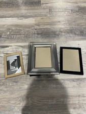 Set Of 3 Picture Frames, 1 Brand New And 2 Excellent Condition.