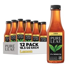 Pure Leaf Iced Tea, Sweetened, Real Brewed Black Tea, Lemon, 18.5 Fl Oz Pack of