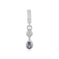 Cavill Granat Tropfen AnhäNger 0,27Ct Silber Plattiert Zirkon Schmuck