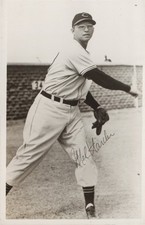 1947 RPPC  Baseball Postcard Van Patrick Mel Harder Cleveland Indians
