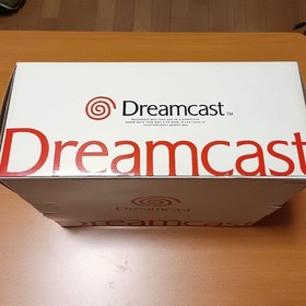 SEGA Dreamcast No.HKT-3000 Console Set w/Visual Memory & 3 Games Tested Used