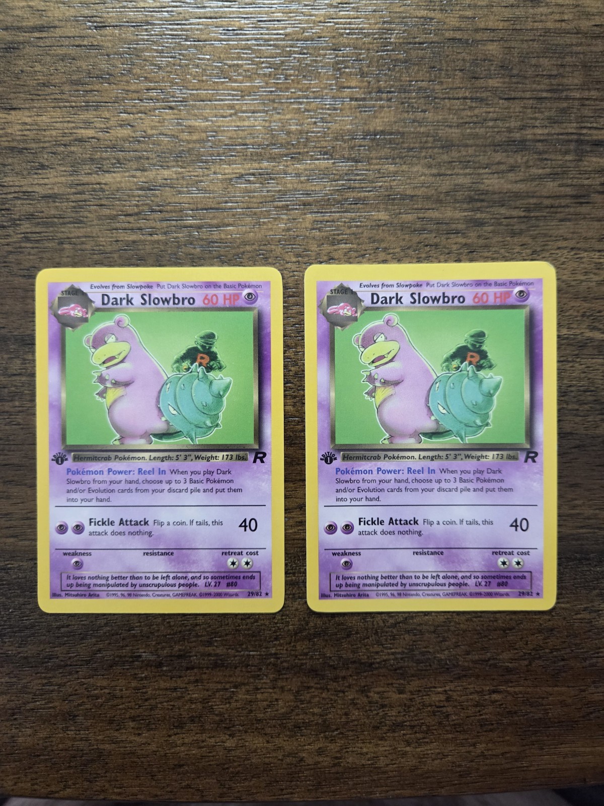 Dark Slowbro #29 1st Edition Team Rocket Near Mint