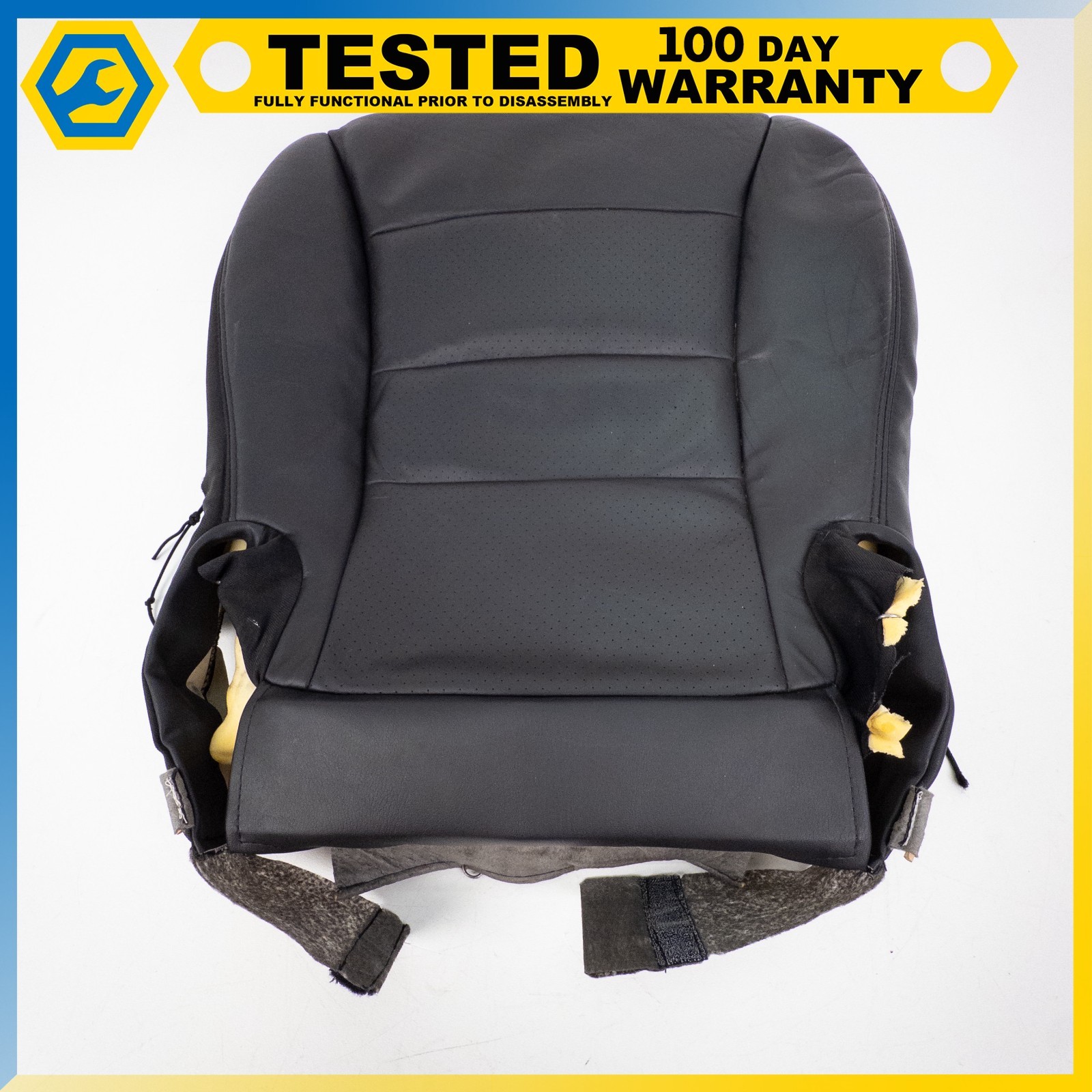 05-11 CHEVROLET CORVETTE C6 FRONT RIGHT PASSENGER UPPER LOWER SEAT CUSHION OEM
