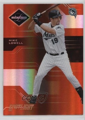 2005 Leaf Limited Spotlight Bronze 7/99 Mike Lowell #58 16q7
