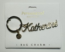 Personalite Marina De Buchi Gold Tone Bag Charm Key Ring Key Chain Katherine