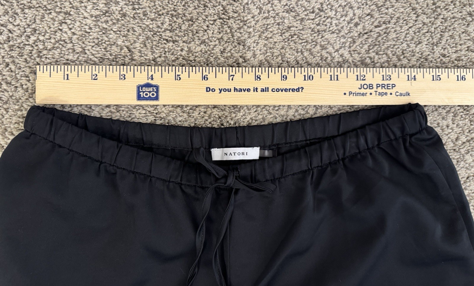 Natori Pajama Pants Black Sz Small Lounge Luxury Luxe Sleepwear