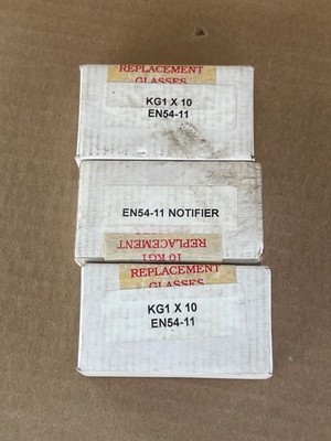 (Los 3 Stk) Notifier KG1 X 10 Ersatzgläser EN54-11
