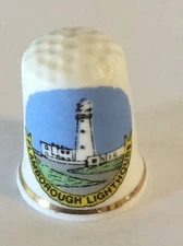 Flamborough Lighthouse Thimble Vintage Souvenir Collectible