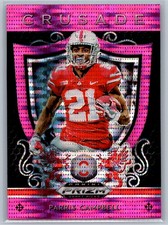 Parris Campbell 2019 Panini Prizm Draft Picks #9 Crusade Prizms Pink Pulsar