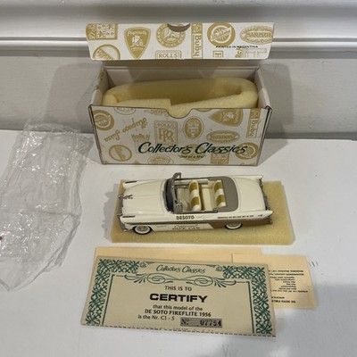 B7 1:43 BUBY COLLECTORS CLASSICS DESOTO FIREFLITE 1956 PACE CAR  MIB