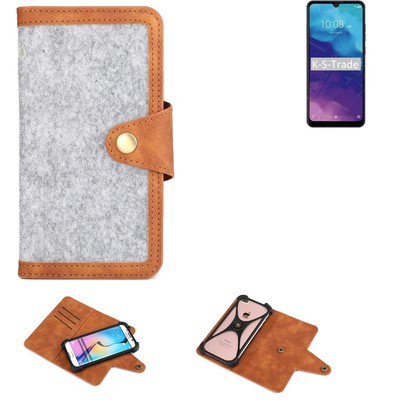 Schutz-Hülle für ZTE Blade A7 2020 Handyhülle, hellgrau