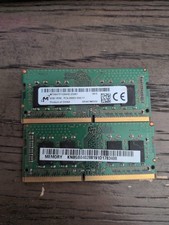 Set of Two Micron 8GB DDR4 2666MHz PC4-2666V Laptop RAM MTA8ATF1G64HZ-2G6E1 