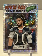 2026 Topps Heritage EDGAR QUERO #239 Chrome Silver Sparkle Chicago White Sox