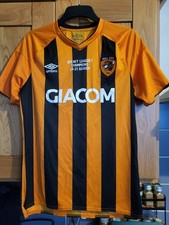 Hull City XL adult home Sky Bet Champions football shirt,  2020/21 season.