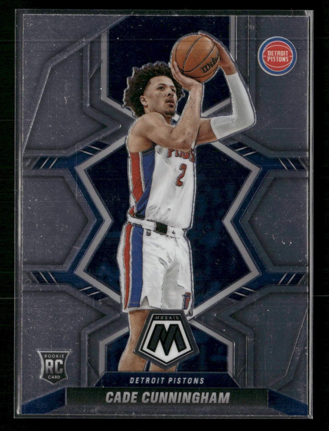 2021-22 Panini Mosaic #203 Cade Cunningham Silver Rookie Rookie