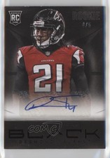 2013 Panini Black Rookie Black Signatures 4/5 Desmond Trufant #134 Auto 0f6