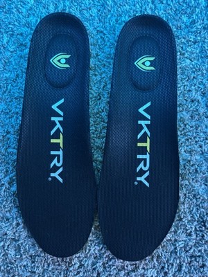 VKTRY Carbon Fiber Shoe Insoles Inserts Yellow Trim M4-4.5 MPN IM4-4.5
