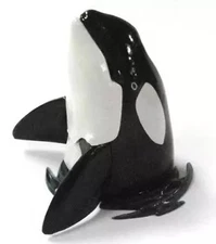 Mini Figure Killer Whale (closed mouth) "Capsule Q Museum Japanese Animal