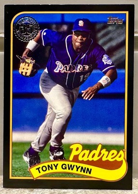 JERSEY NUMBER MATCH! 2024 Topps Series 1 Tony Gwynn #89B-73 Black Border 19/299!