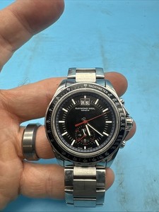 【新品電池】RAYMOND WEIL SAXO メンズ 腕時計 純正ベルト SEIKO（セイコー） 20mm 純正 ベルト 革 ラバー RS02C20NY 時計 交換