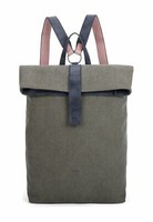 Fritzi Aus PreußEn Canvas Izzy03 Backpack Rucksack Olive OlivgrüN Rosa