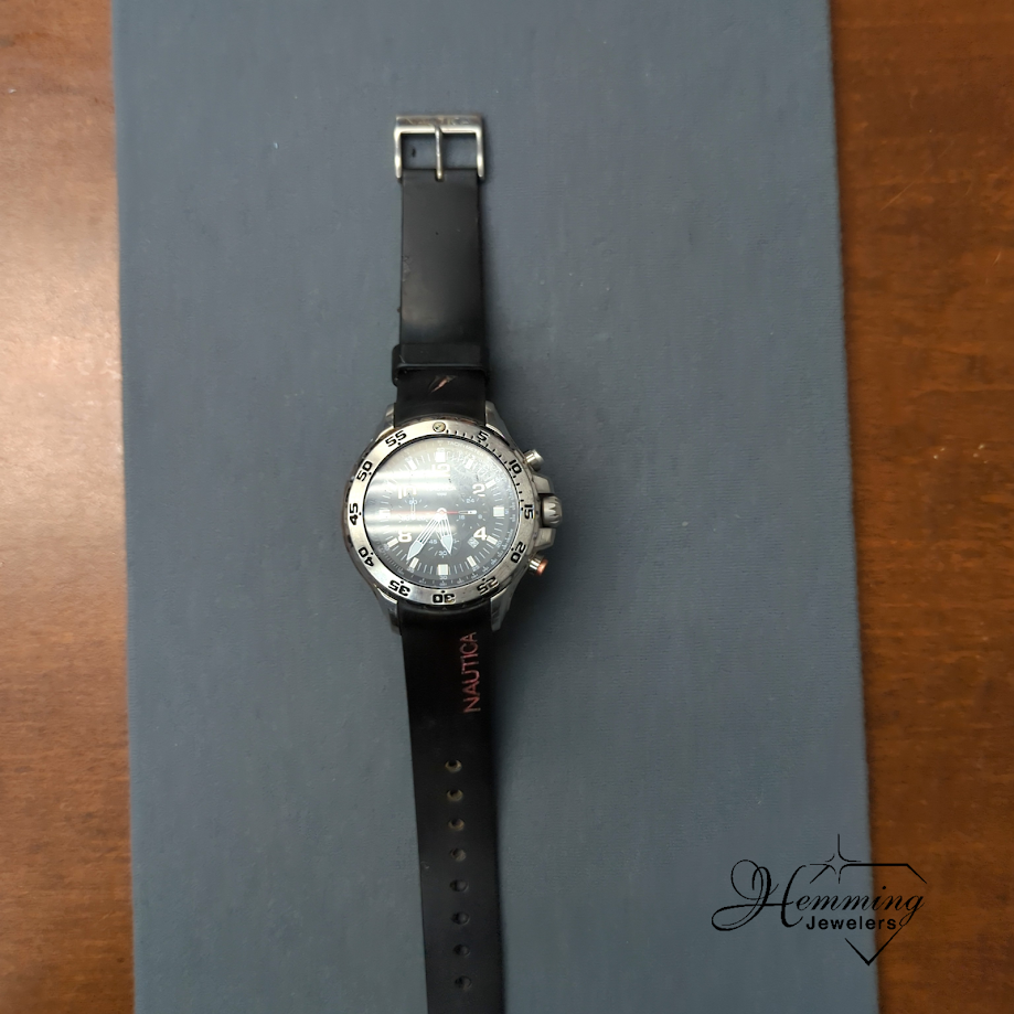 Nautica Men's N14536G Chronograph Watch with Nautica Buckle | eBay